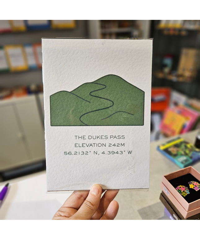 Dukes Pass Print A5