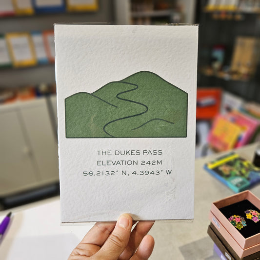 Dukes Pass Print A5