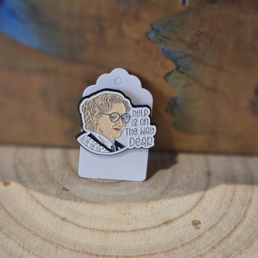 Mrs Doubtfire * Enamel Metal Pin
