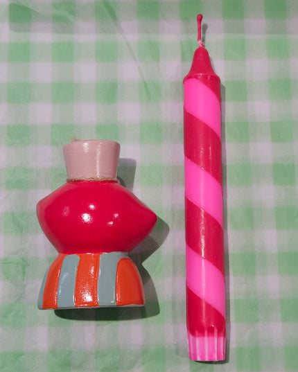 Candle Holder & Candle Set