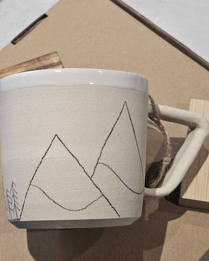 Ceramic Handcrafted Mountain Mug