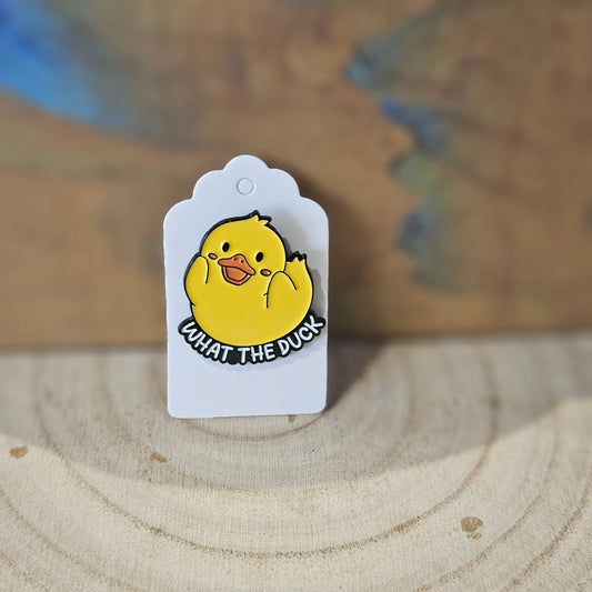 What the Duck * Enamel Metal Pin