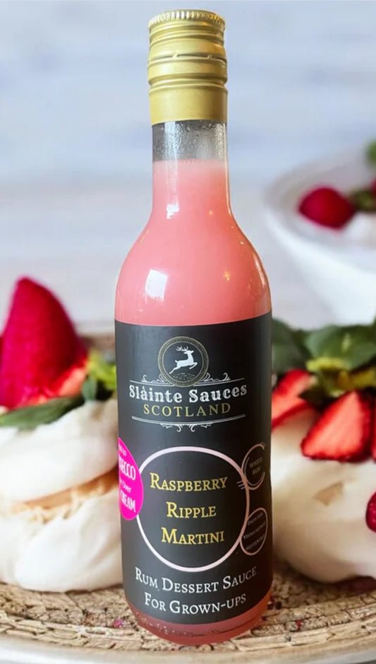 Slainte Sauces - Raspberry Ripple Martini