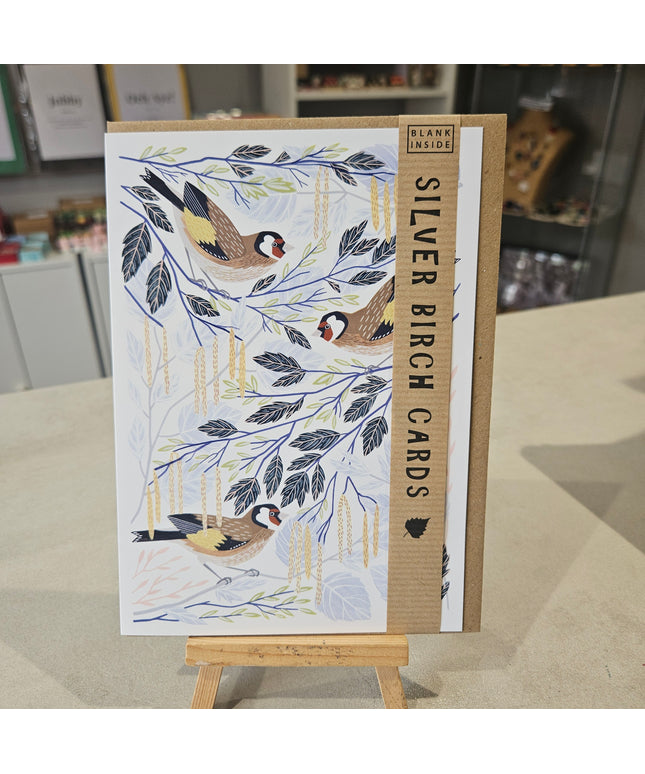 Goldfinches Greetings Card