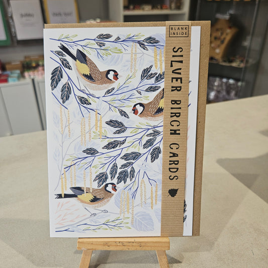 Goldfinches Greetings Card