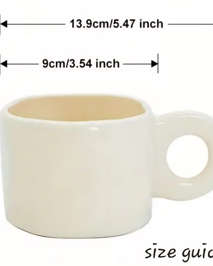 Irregular Handmade Mug - Pink