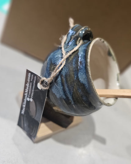 Ceramic Salt Pig - Blue Mix