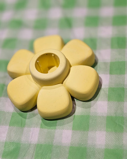 Candle & Holder Set * Yellow