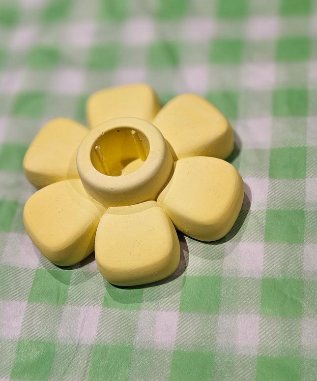 Candle & Holder Set * Yellow