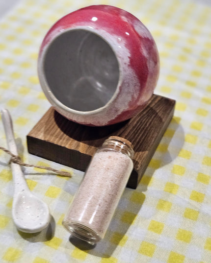Salt Pig Gift Set / Pink