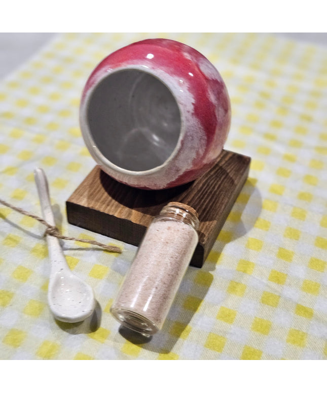 Salt Pig Gift Set / Pink