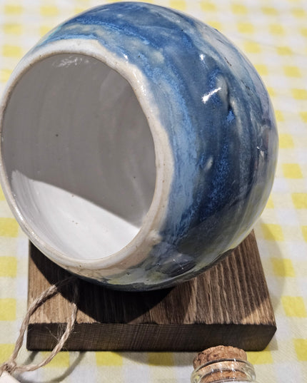 Salt Pig Gift Set / Blue