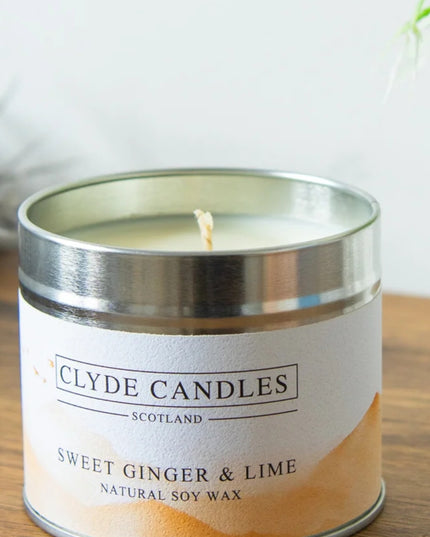 Sweet Ginger & Lime Tin Candle