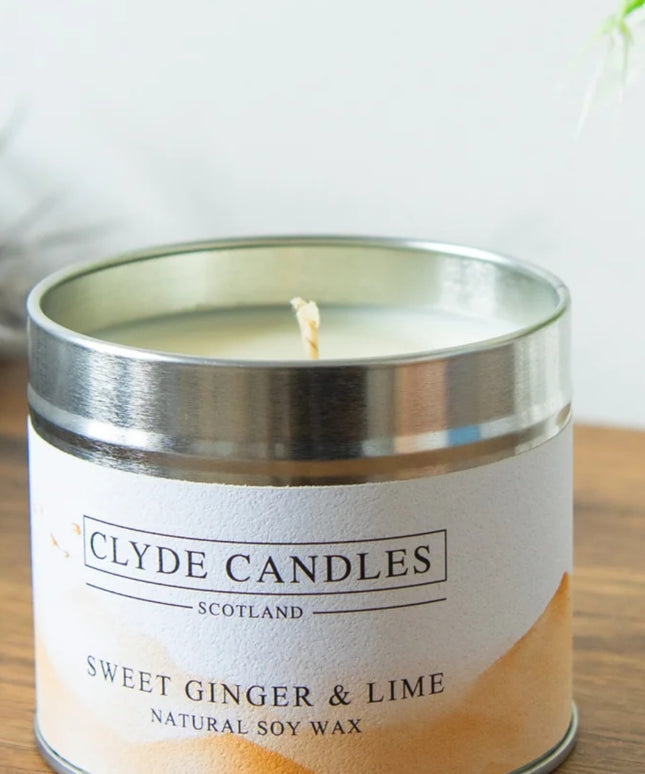 Sweet Ginger & Lime Tin Candle