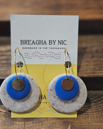 Earrings * Colour Pop Hoops - Bold Bold Blue