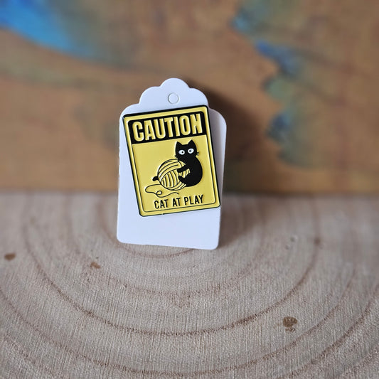 Cats at Play * Enamel Metal Pin