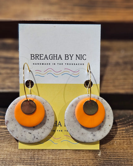 Earrings * Colour Pop Hoops - Bold Bold Orange