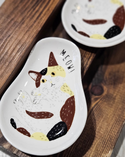 Cat Trinket Dish #1 Ceramic