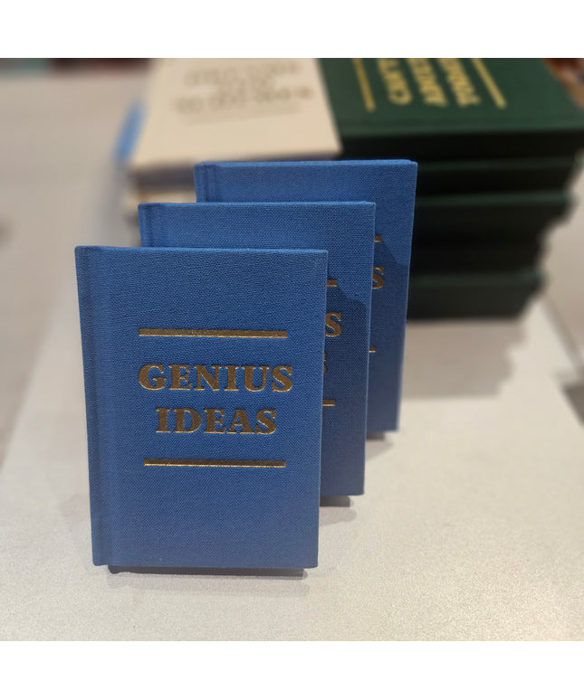 Genius Ideas Fabric Hardback Notebook (A7)