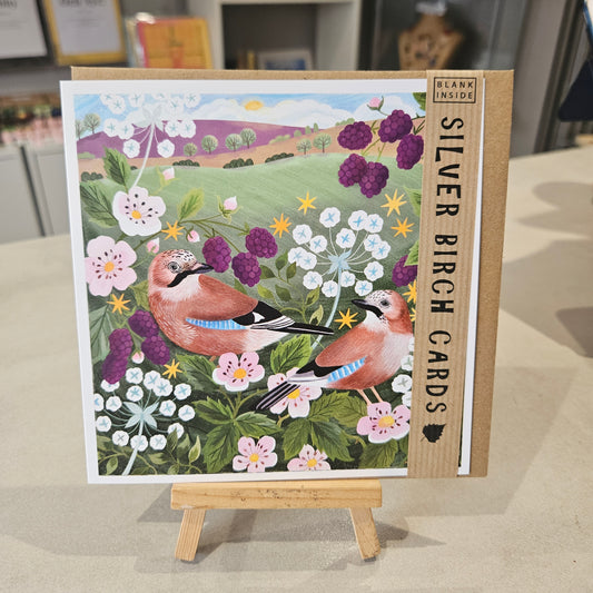 Pair of Jays Greetings Card