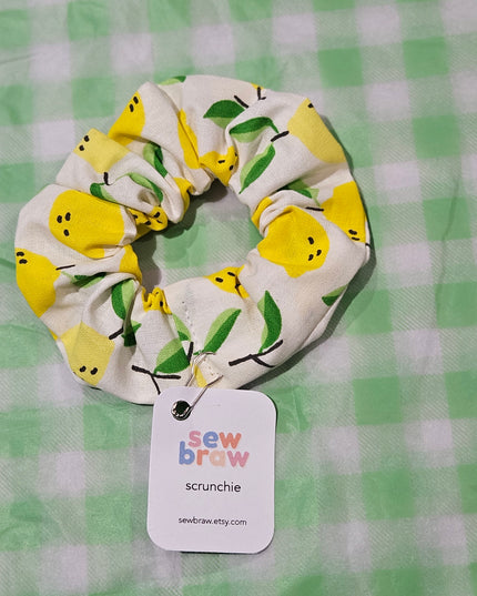 Yellow & Lemons Scrunchie