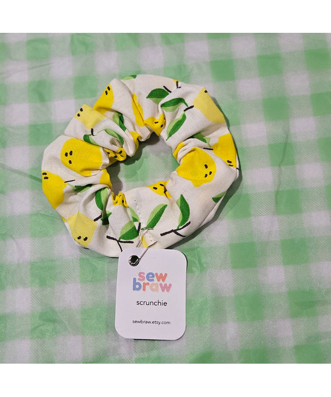 Yellow & Lemons Scrunchie