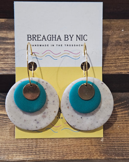 Earrings * Colour Pop Hoops - Bold Jade Green