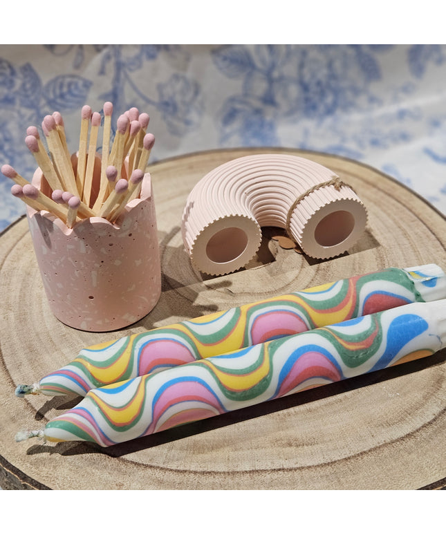 Candle Gift Set - Pink & Marble