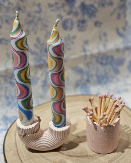 Candle Gift Set - Pink & Marble