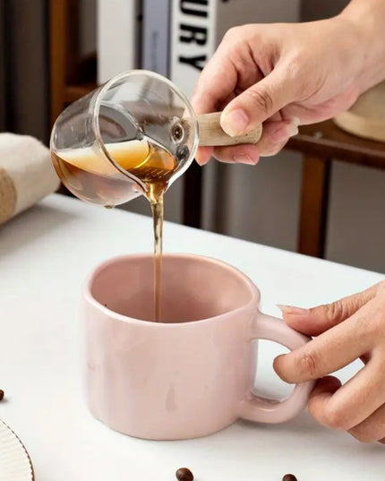 Irregular Handmade Mug - Pink