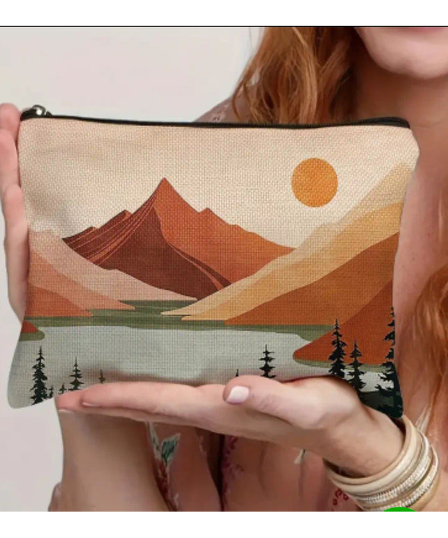 Canvas Landscape Pouch * Neutrals