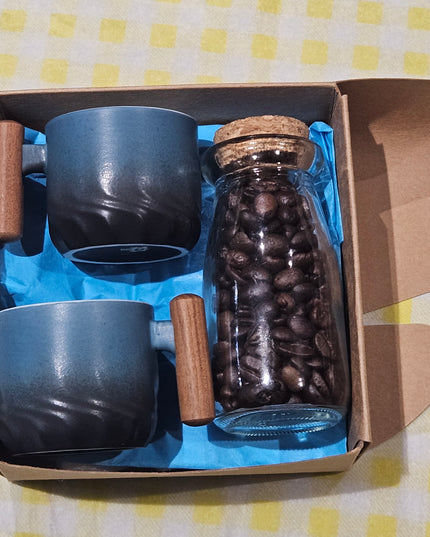 Espresso Cup Gift Set * Black/Blue