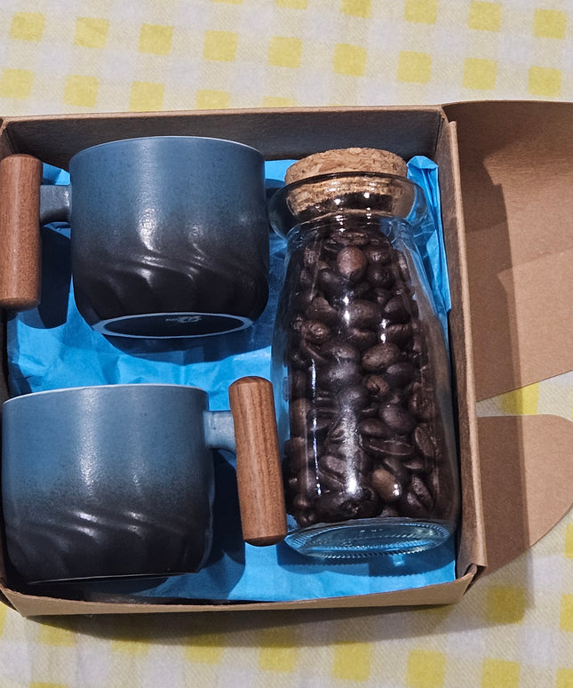 Espresso Cup Gift Set * Black/Blue