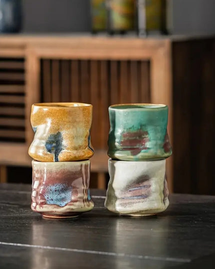 Ceramic Coffee Cup / Handlesss & Irregular