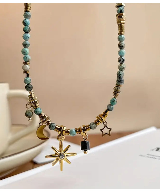 Vintage Insp Bead Necklace