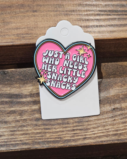 Snacky snacks * Enamel Metal Pin