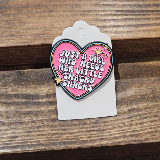 Snacky snacks * Enamel Metal Pin