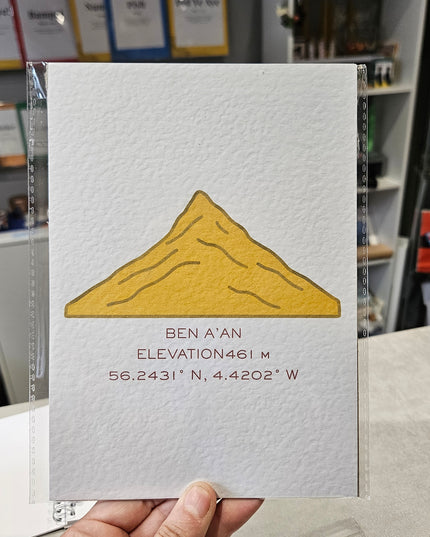 Ben Aan Print A5 Yellow