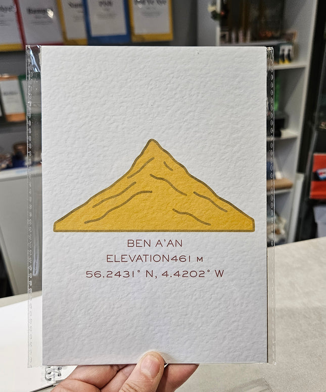 Ben Aan Print A5 Yellow