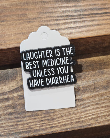 Laughter & Medicine * Enamel Metal Pin