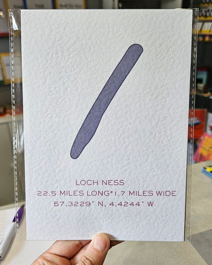 Loch Ness Print A5