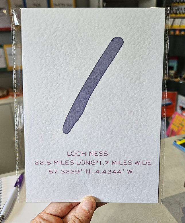 Loch Ness Print A5