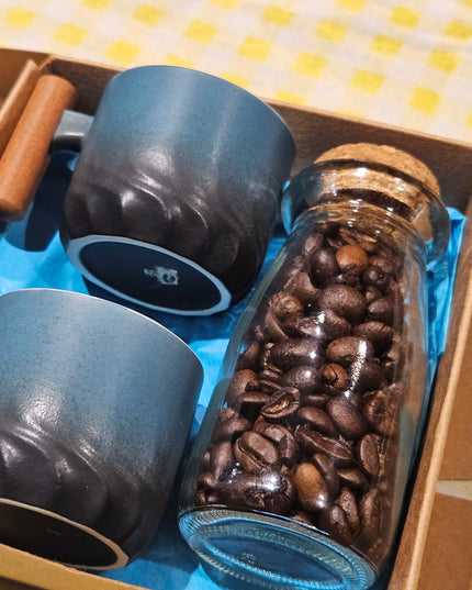 Espresso Cup Gift Set * Black/Blue