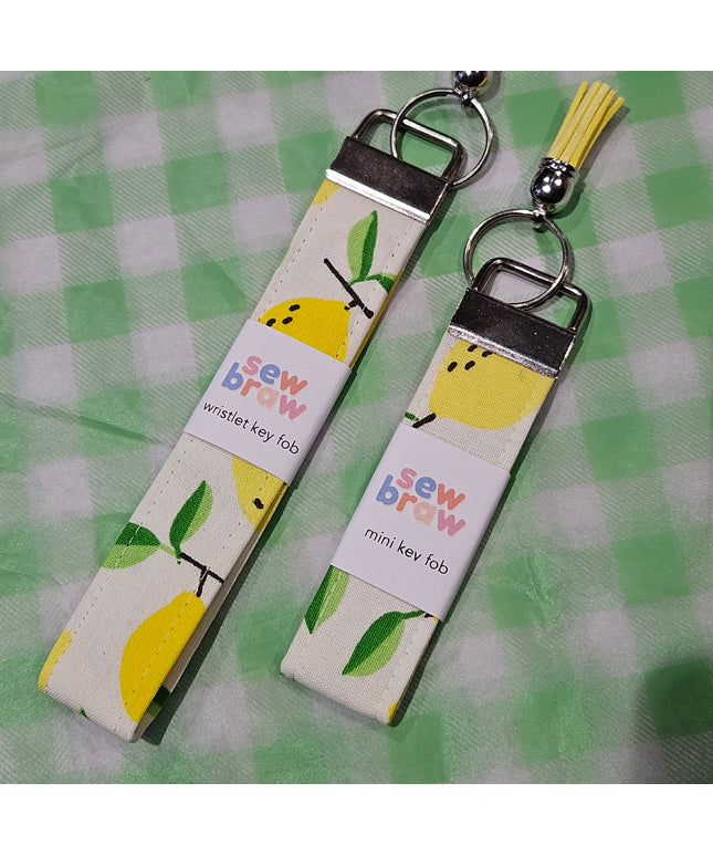Handmade Keyfob * Lemons
