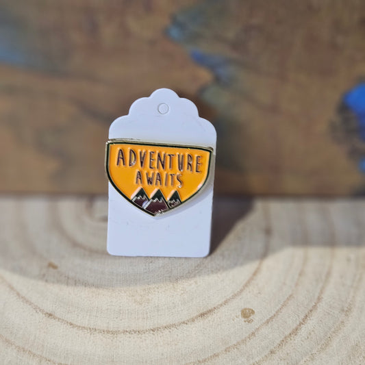 Adventure Awaits * Enamel Metal Pin