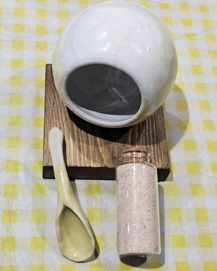 Salt Pig Gift Set / Yellow