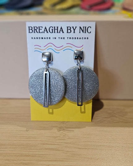 Breagha Elemental Earrings Silver