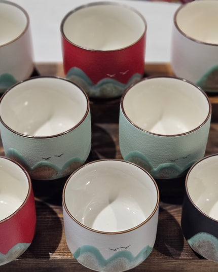 Ceramic Mountain Espresso Cups