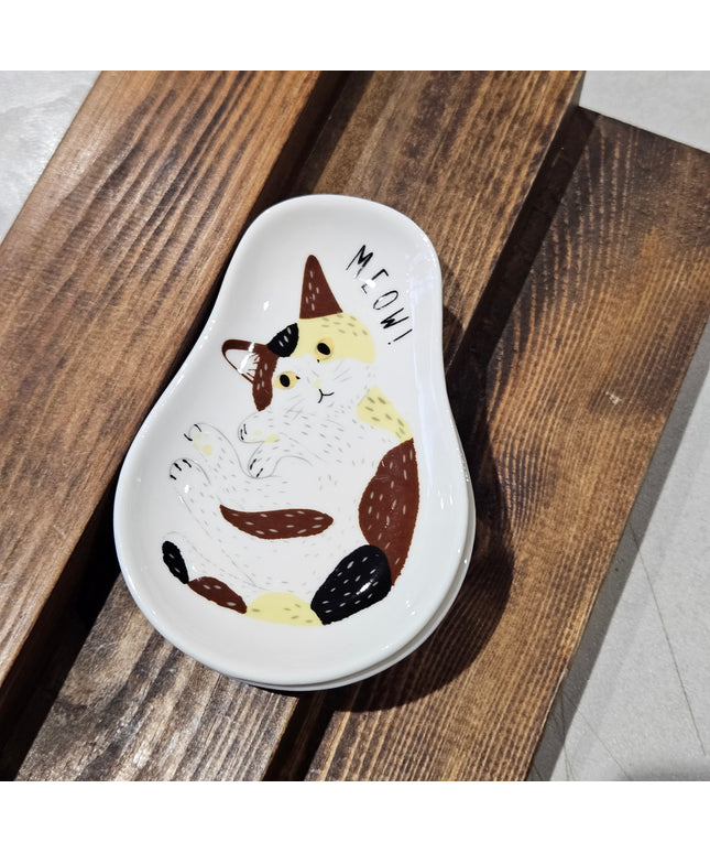 Cat Trinket Dish #1 Ceramic