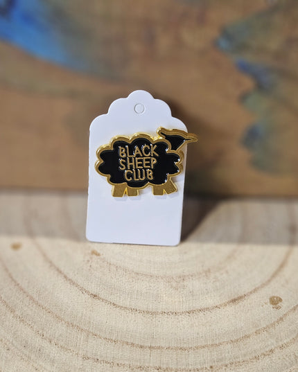 Black Sheep Club * Enamel Metal Pin